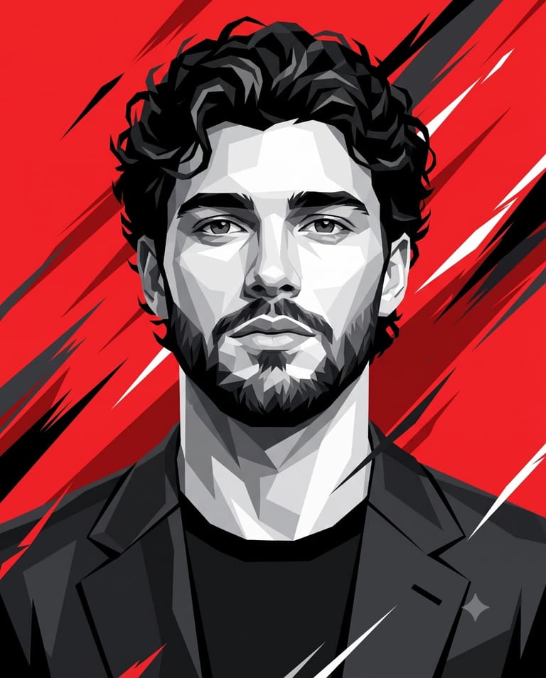 Facets of Identity — Geometric Portrait