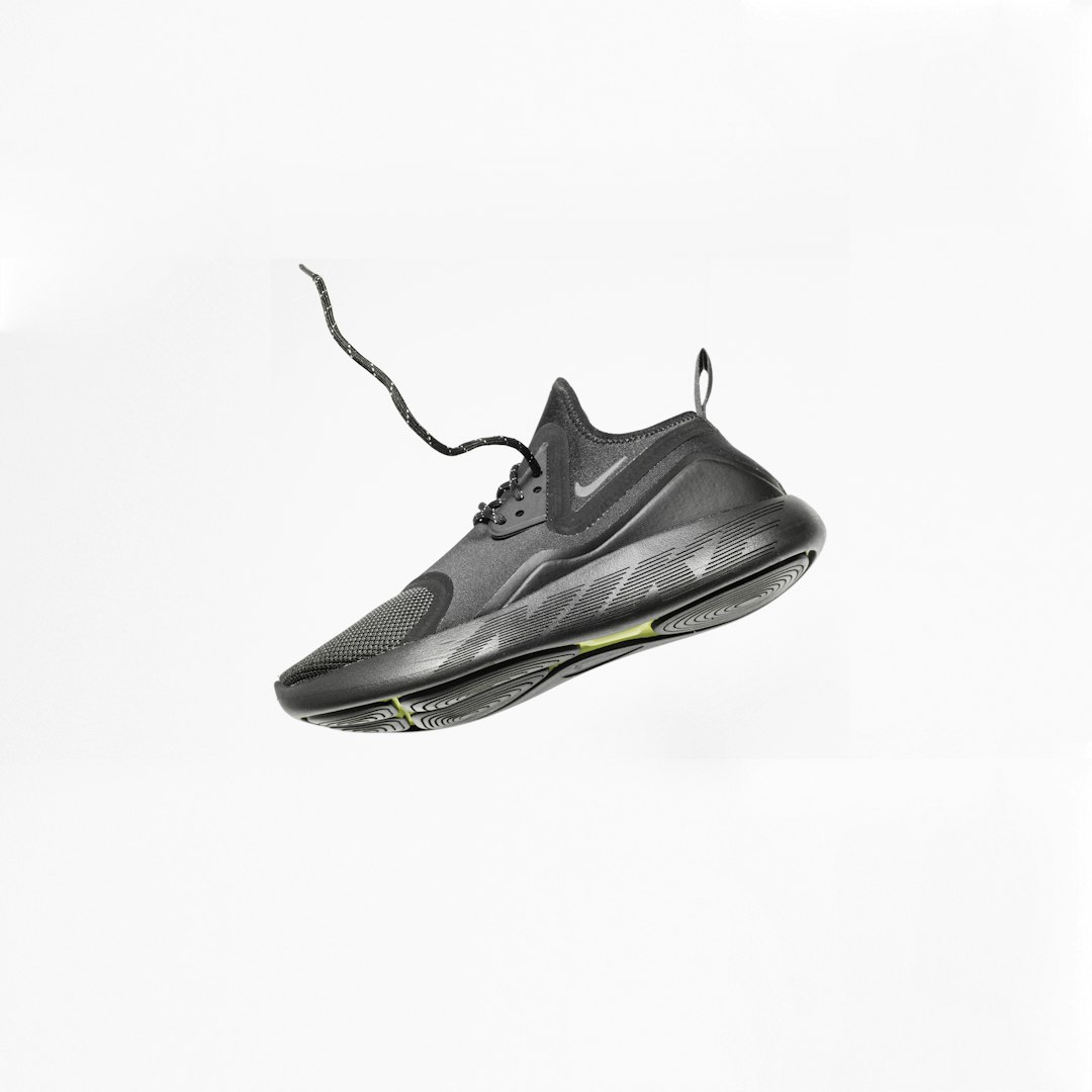 Gray Running Shoe Studio
