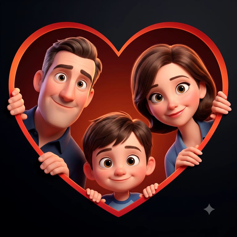 Family Heart Keepsake