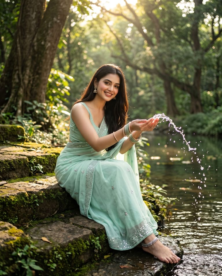 Forest Water Sparkle