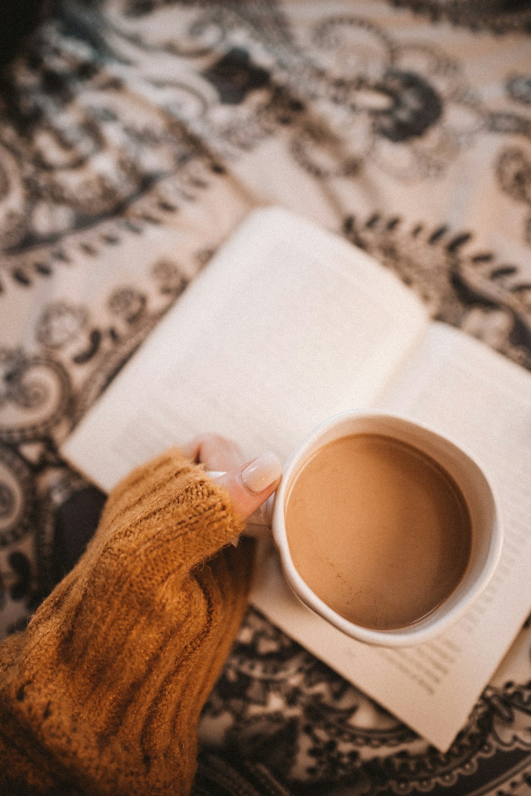 Hands Around Morning Coffee