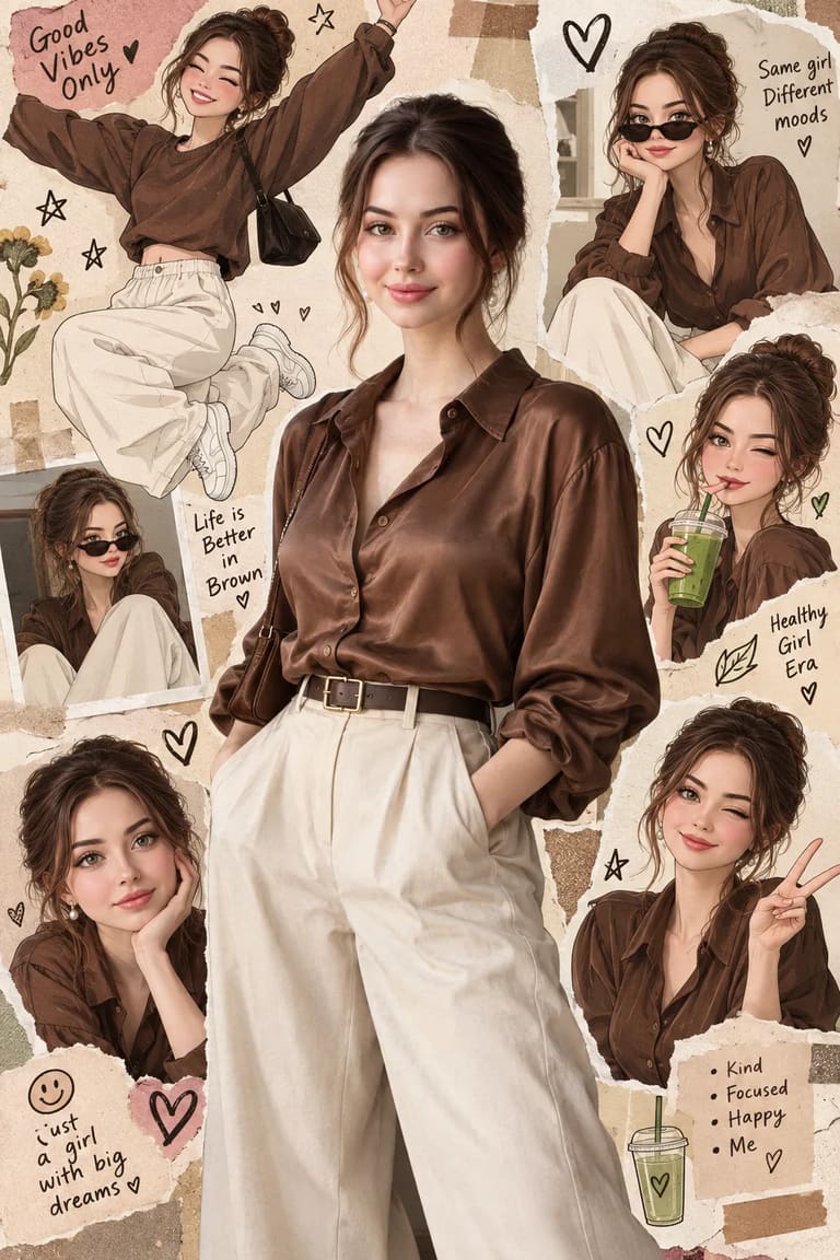 Memory Journal — Vintage Portrait Collage