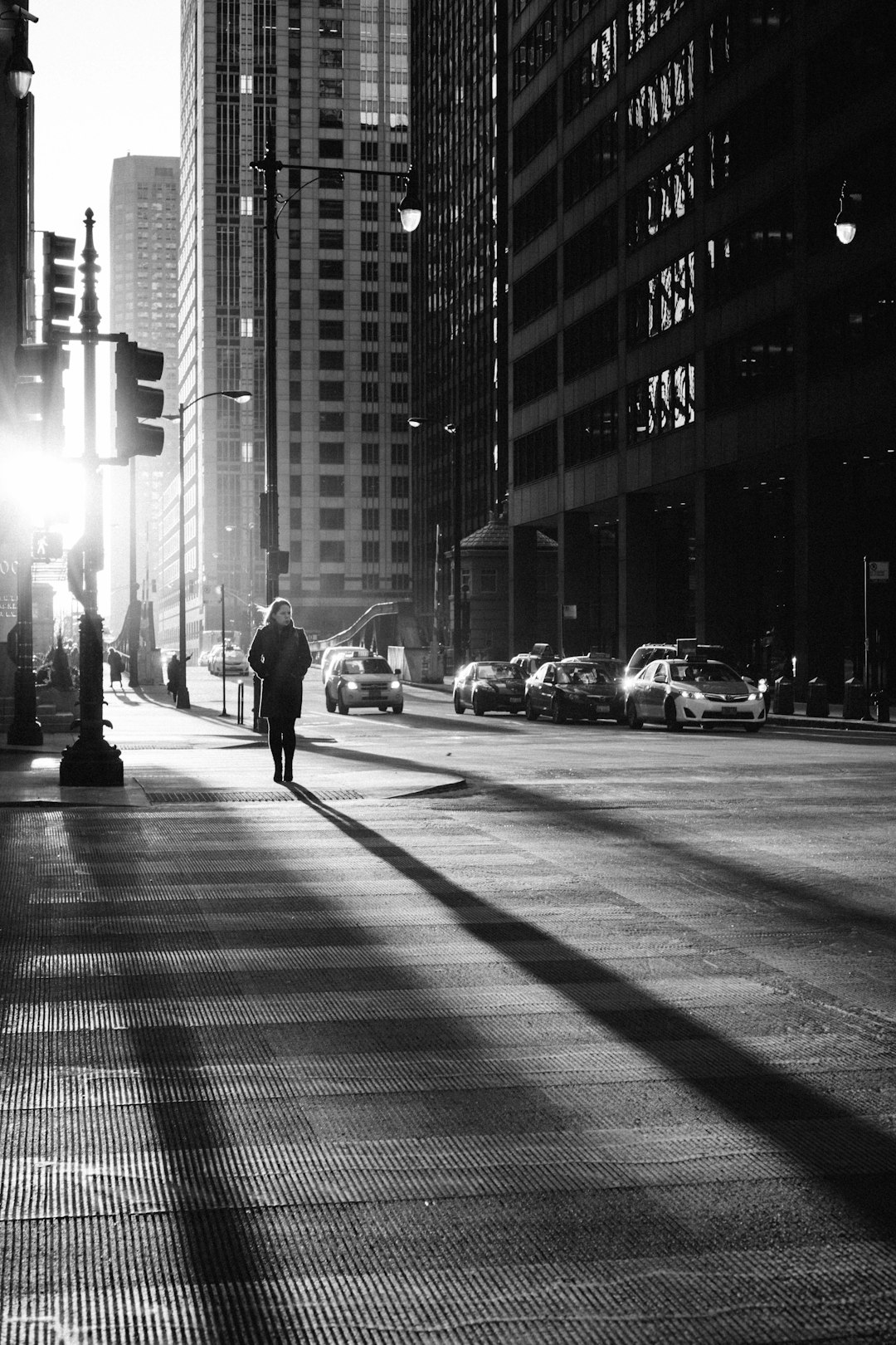 Monochrome Street Walker
