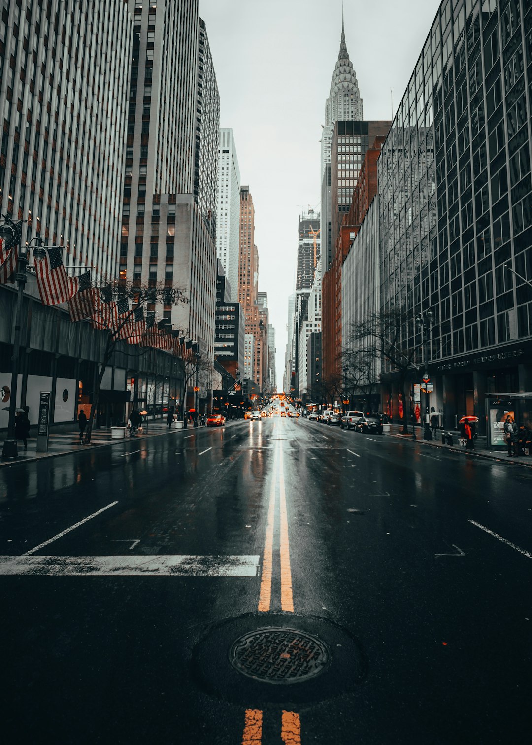 Rain on a New York Avenue