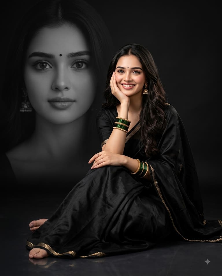 Midnight Saree Echo