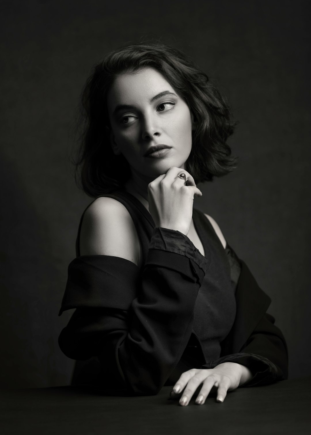 Minimal Monochrome Portrait