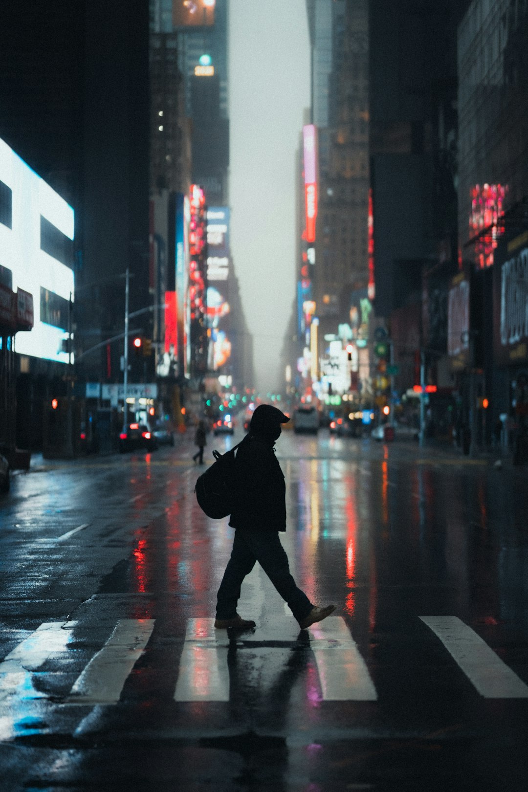Hooded Figure in the City
