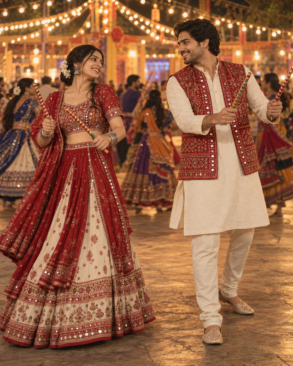 Together at Dandiya Night