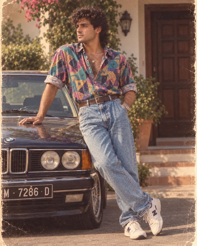 Afterglow Drive — Vintage Car Portrait