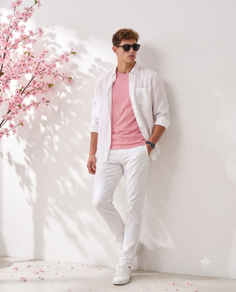 Pink and White Style